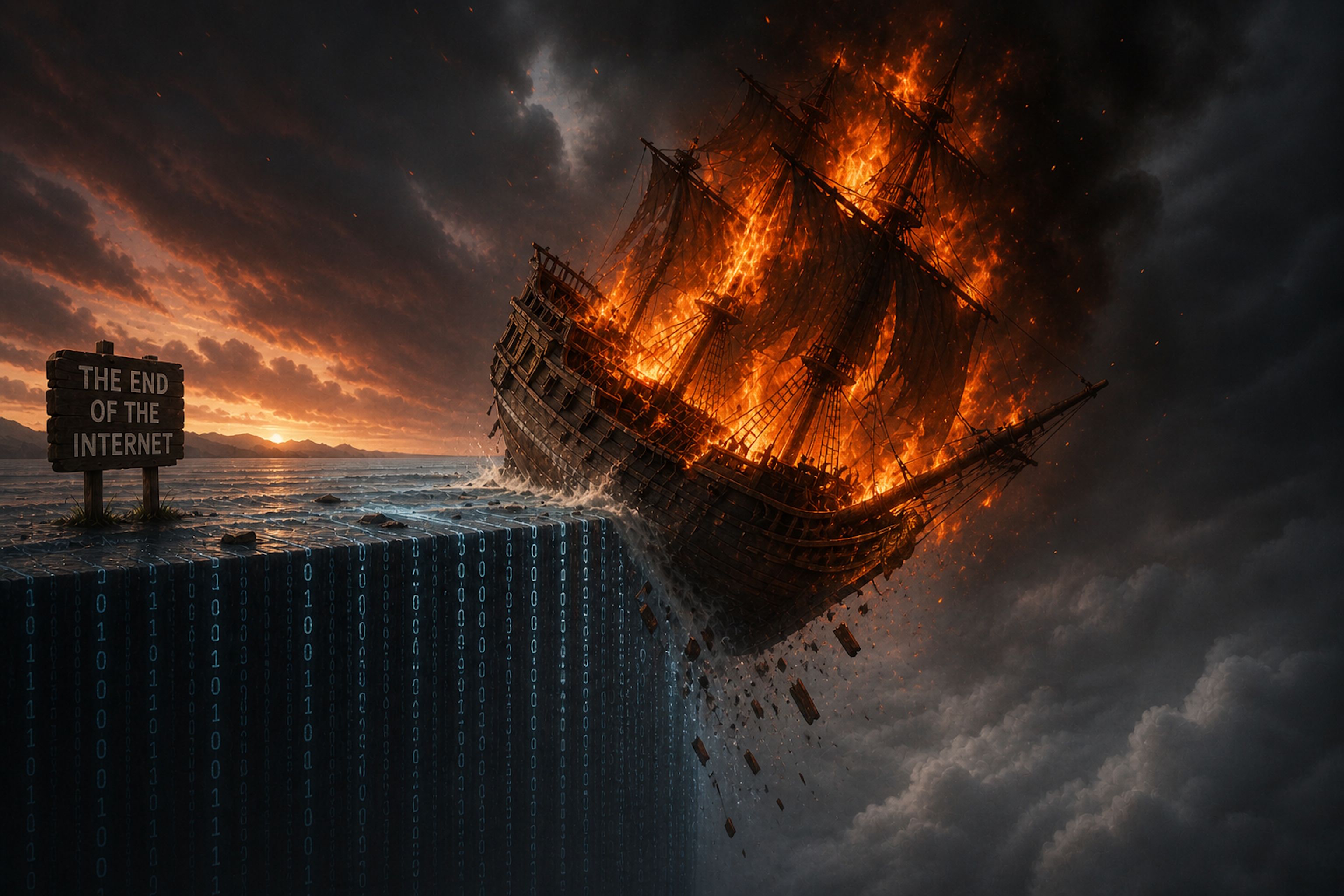 The End of the Internet (KI generiertes Bild)